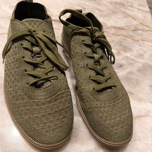 Suavs Men's Green Knit Sneakers